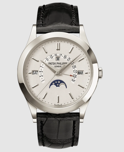 Review Patek Philippe Grand Complications Perpetual Calendar 5496P Silver Replica Watch 5496P-001